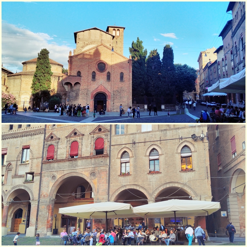 A Piazza San Stefano Bolognában - Kocsmaturista