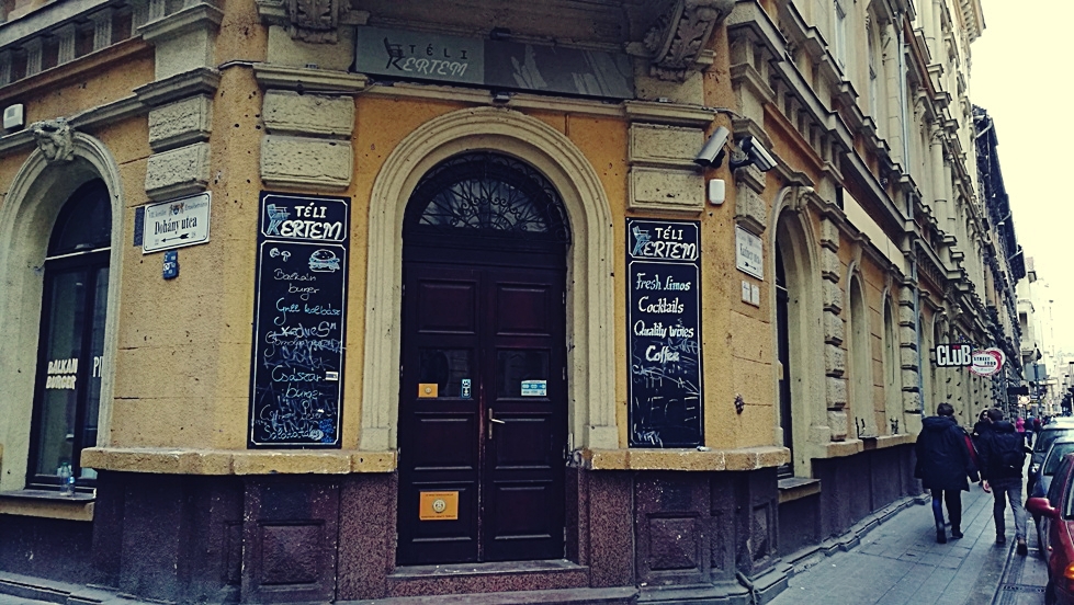 A bezárt Téli kertem - Kazinczy utca, Budapest