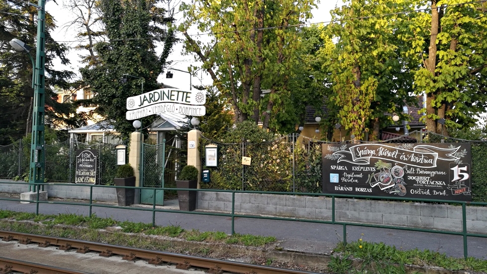 A Jardinette vendéglő Budapest XII. kerületében - Kocsmaturista