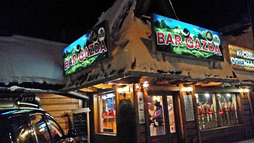 Zakopane - Gazda bar bejarat - Kocsmaturista