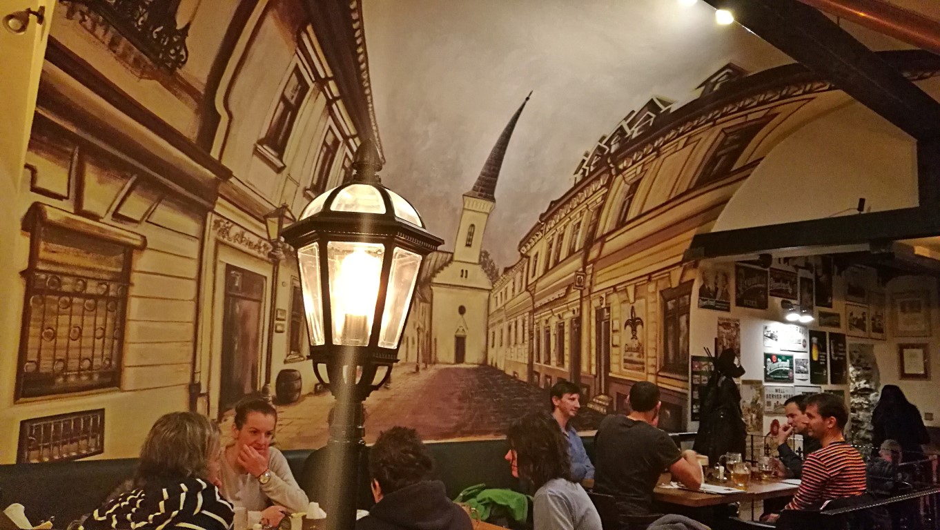 Camelot Pilsner Pub és Középkori Étterem, Kassa - Kocsmaturista - falfestmeny