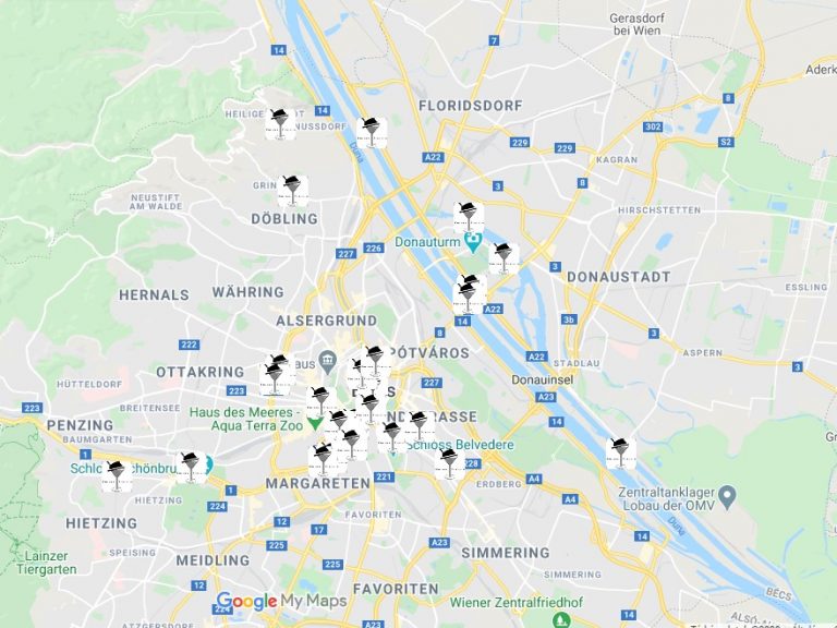 Összesített bécsi kocsma térkép - Kocsmaturista