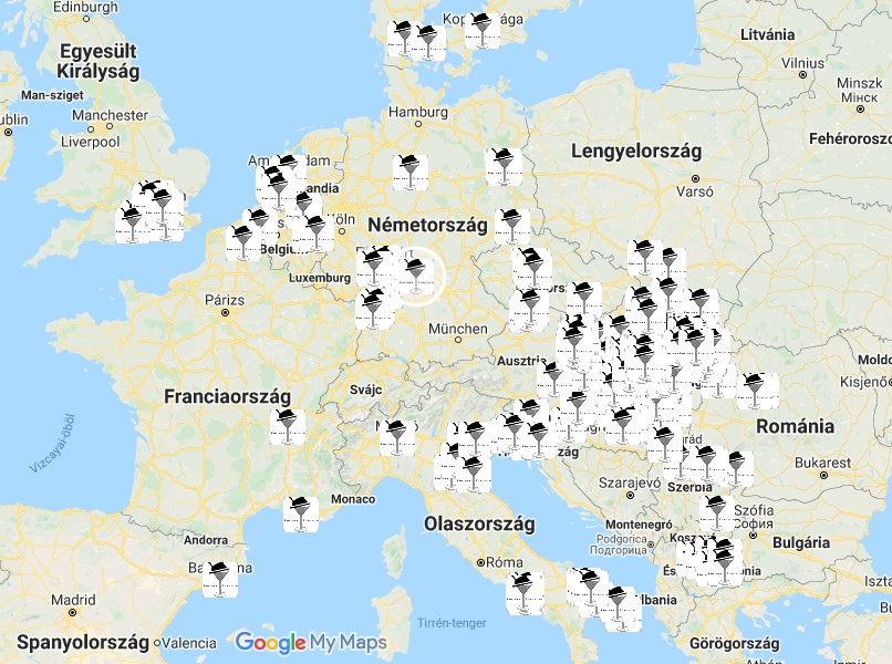 Kocsmaturista térkép - 2020 szeptember